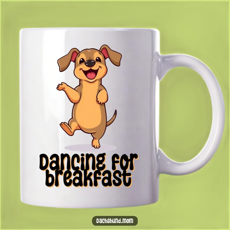 Funny Dachshund Dance Mug: Hilarious Canine Moves for Dog Lovers