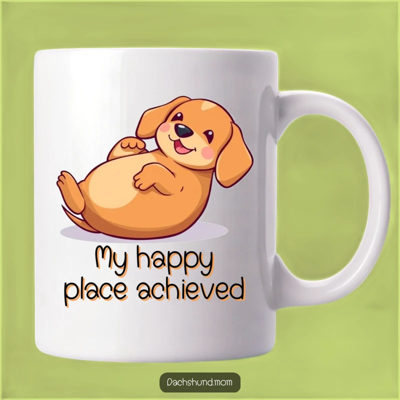 Funny Kawaii Dachshund Rolling Mug: The Perfect Hilarious Dog Lover Gift