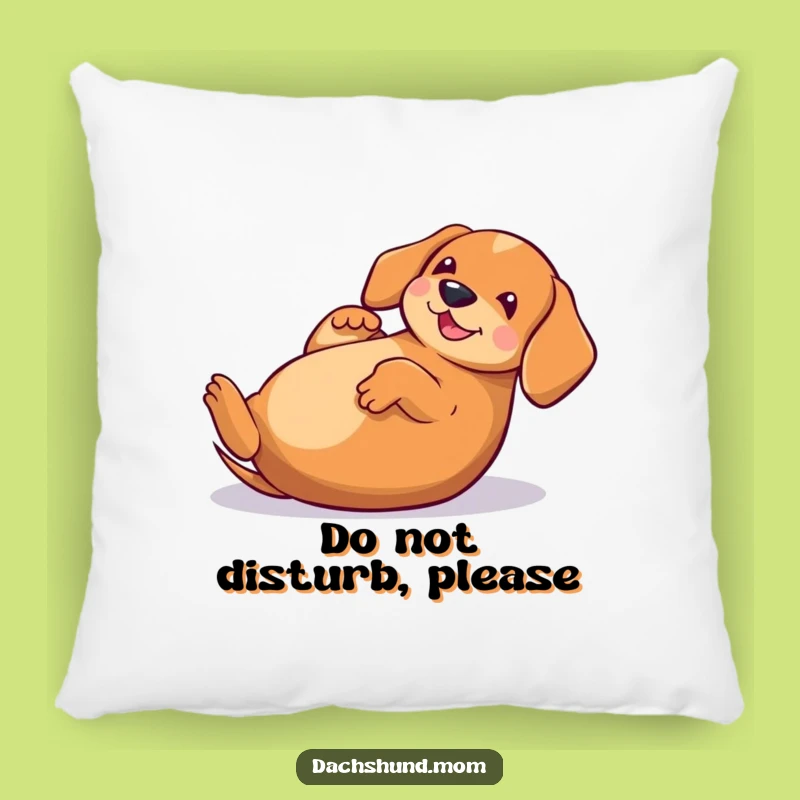 Funny Kawaii Dachshund Rolling Pillow: Cozy Comfort with Hilarious Charm