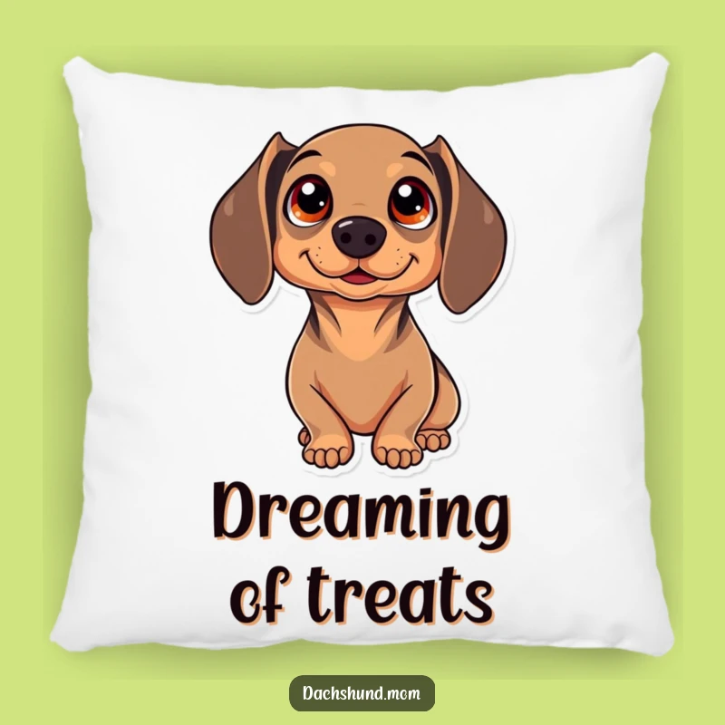 Kawaii Dachshund Pillow: Funny Comfort with Sparkling Eyes of Wonder