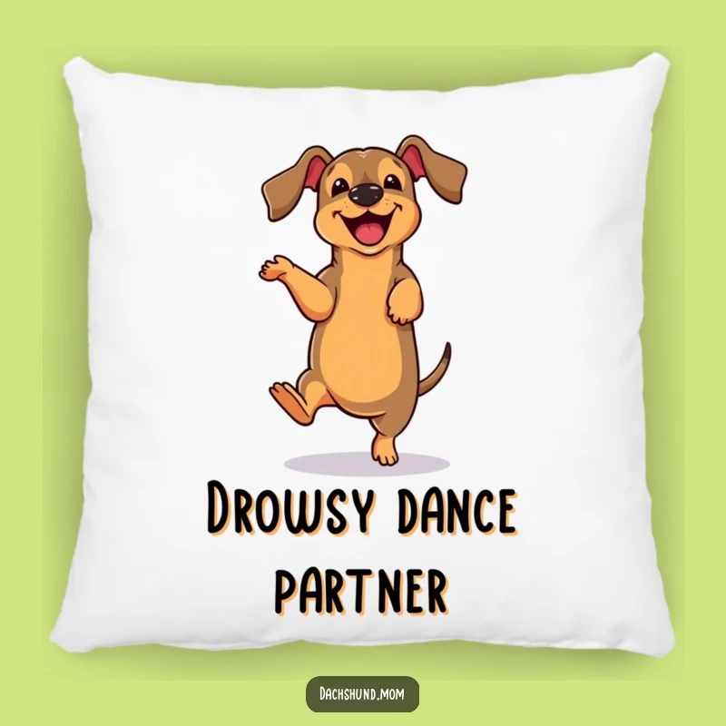 Funny Dachshund Dance Pillow: Cute Comfort & Joyful Decor