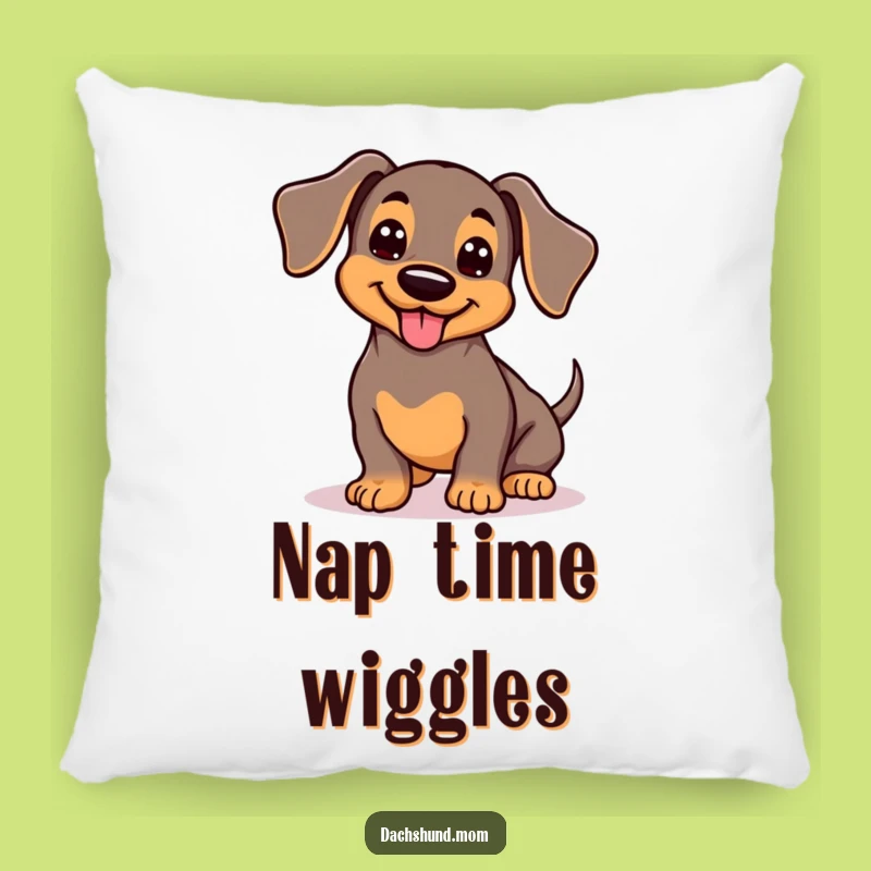 Funny Kawaii Dachshund Pillow: Cozy Wiggling Pup Comfort, Adorable Accent, Perfect Funny Gift