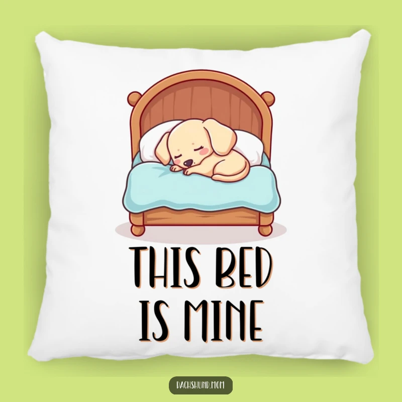 Funny Sleepy Dachshund Pillow: Kawaii Dachshund Comfort, Perfect Cozy Funny Gift!