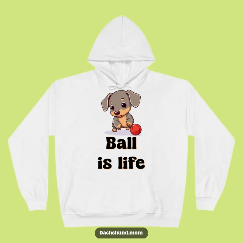 Funny Dachshund Cub Hoodie: Cozy Playtime Comfort - Perfect Funny Gift!