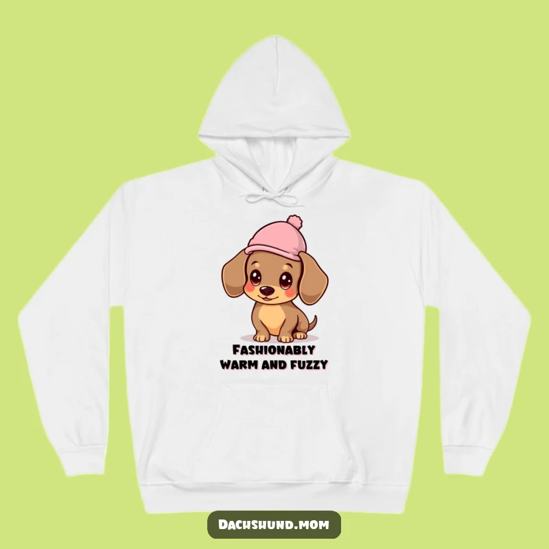 Funny Kawaii Dachshund Hat Hoodie: Cozy and Chic Canine Comfort