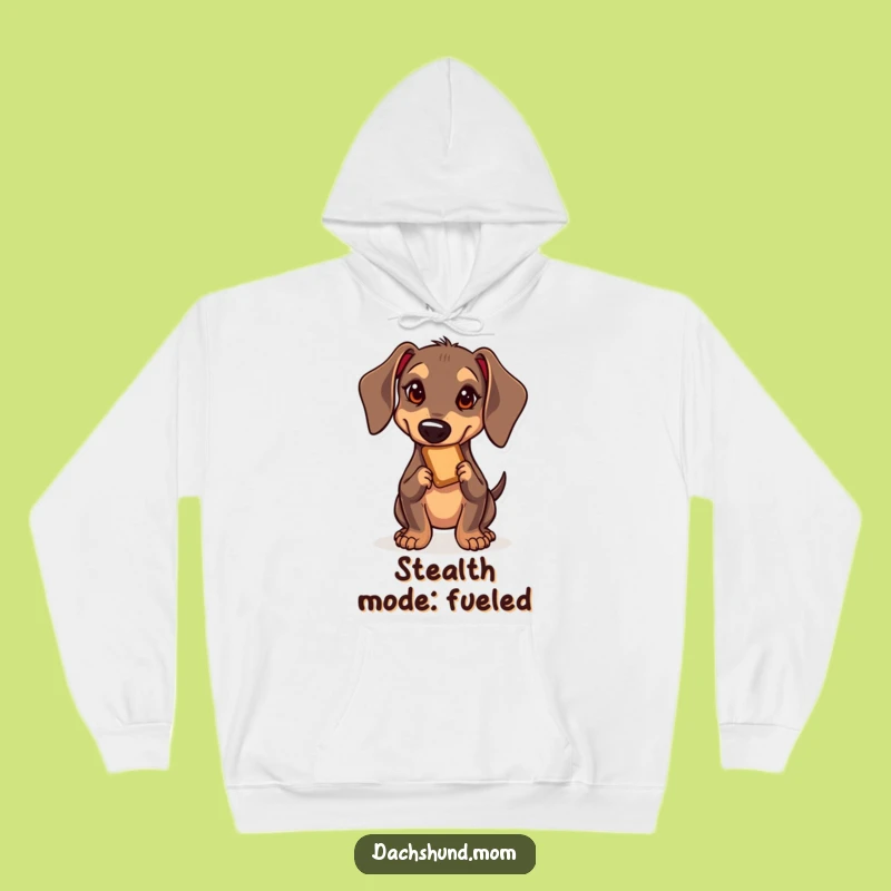 Funny Kawaii Dachshund Mischief Hoodie - Cozy & Hilarious Dog Lover Gift