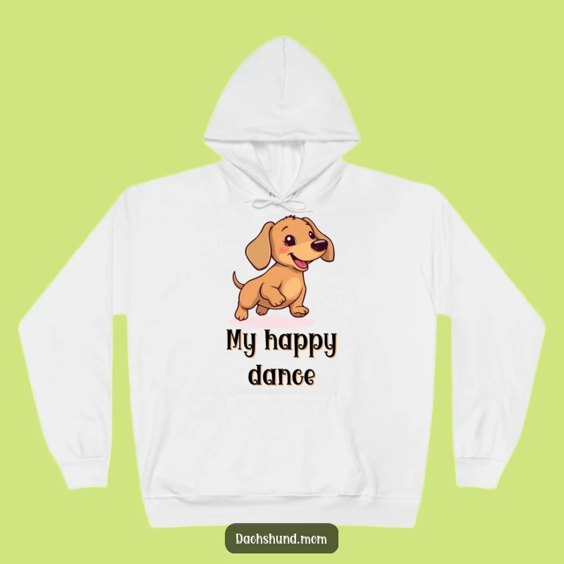 Funny Dachshund Hopping Hoodie - Cozy Wiener Dog Comfort