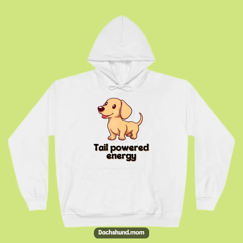 Funny Dachshund Wagging Tail Hoodie: Cozy Sausage Dog Sweatshirt Gift