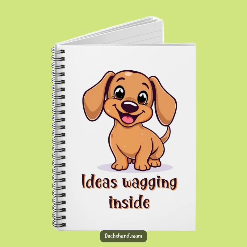 Funny Dachshund Notebook: Wagging Tail Journal for Ideas - Perfect Funny Gift
