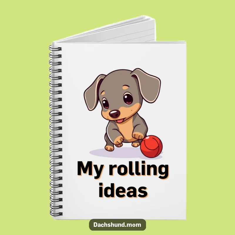 Funny Dachshund Cub Notebook: Playful Pup's Notes - Ideal Funny Gift!