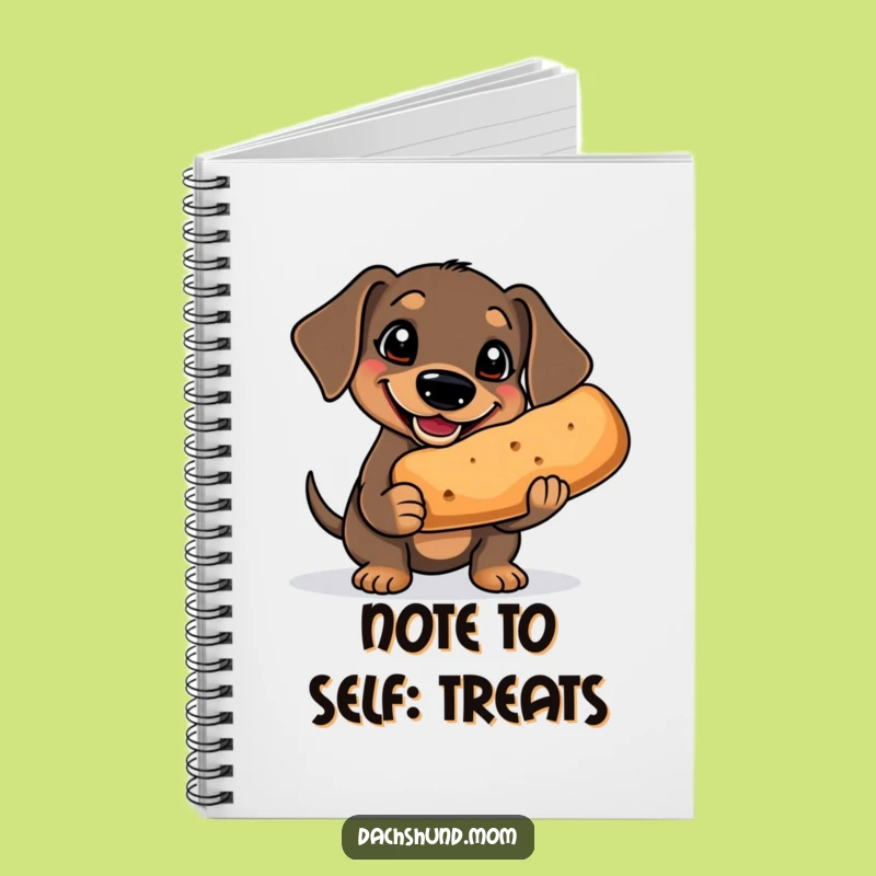 Funny Kawaii Dachshund Notebook: Goofy Treat Journal for Dog Lovers