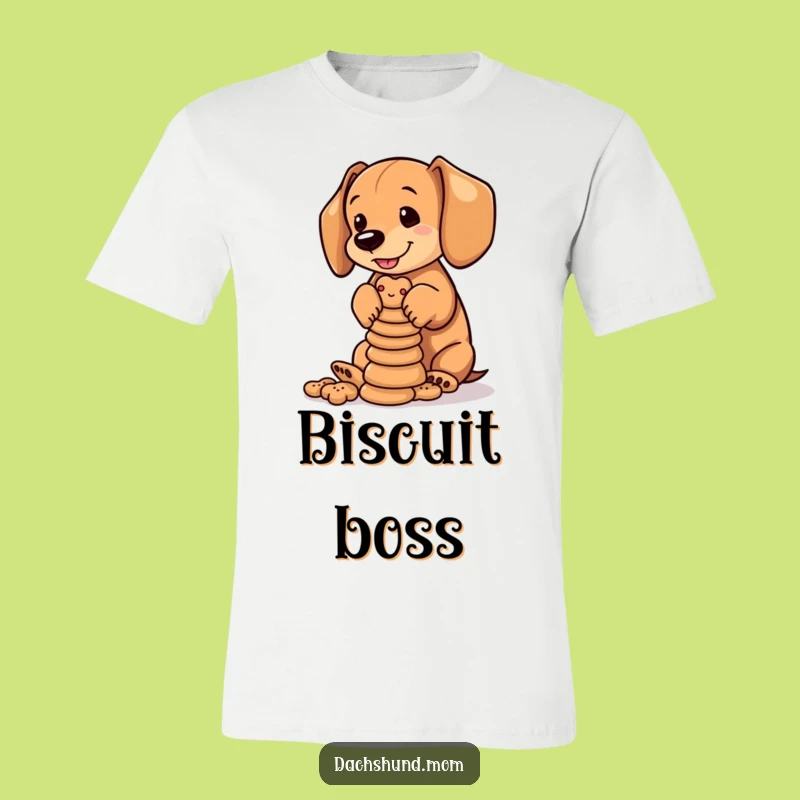 Funny Dachshund Biscuits Tee: Cub's Balancing Act - Adorable Funny Gift!