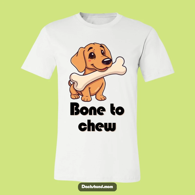 Funny Dachshund Bone T-Shirt: Sausage Dog Treasure Tee Gift