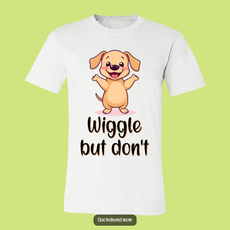 Funny Kawaii Dachshund Dance T-Shirt: Happy Pup Grooves, Great Gift!