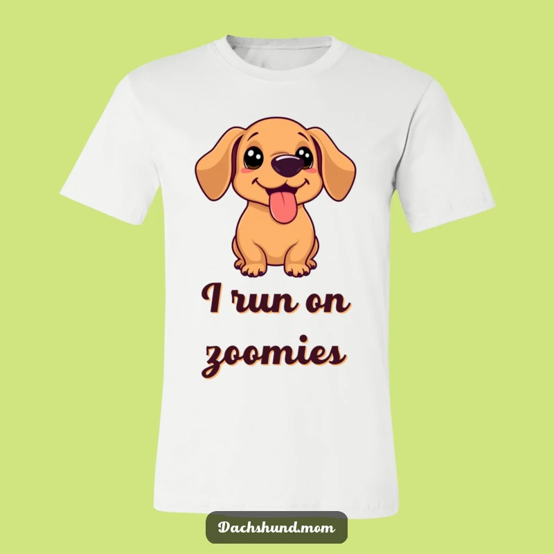 Funny Kawaii Dachshund Panting Tee - Adorable & Hilarious Dog Lover Shirt Gift