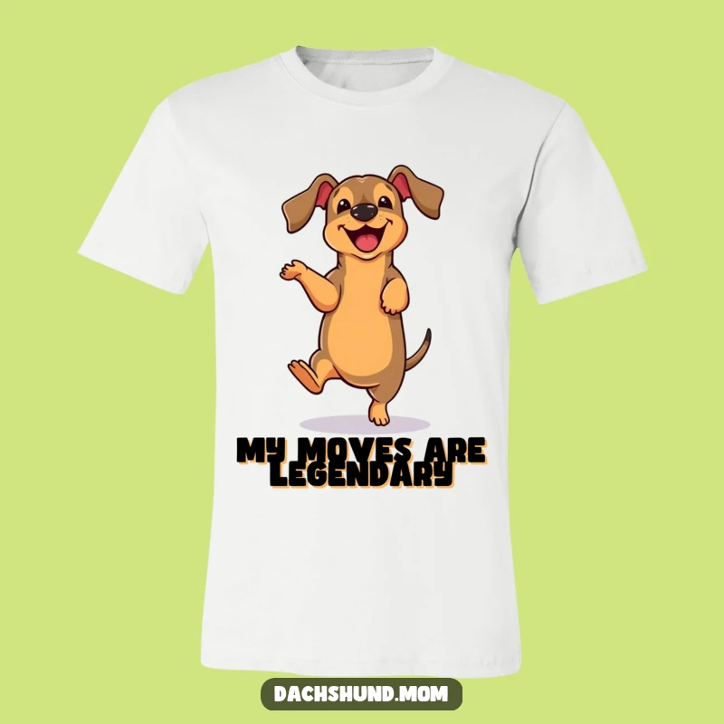 Funny Dachshund Dance T-Shirt: Wear Your Moves with Canine Comedy