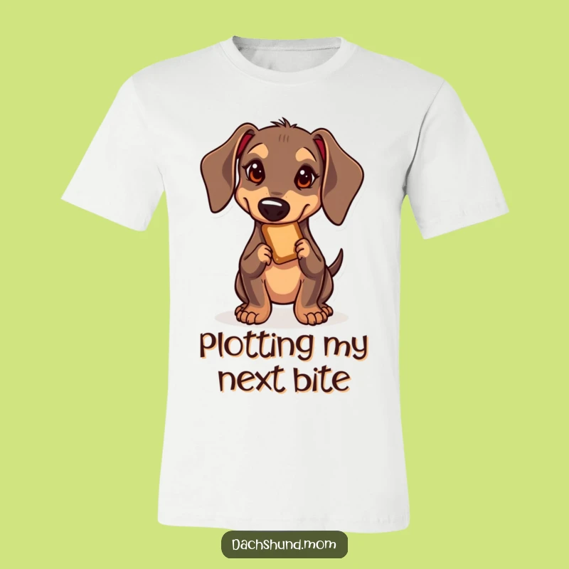 Funny Kawaii Dachshund Treat Thief T-Shirt - Hilarious Dog Tee Gift