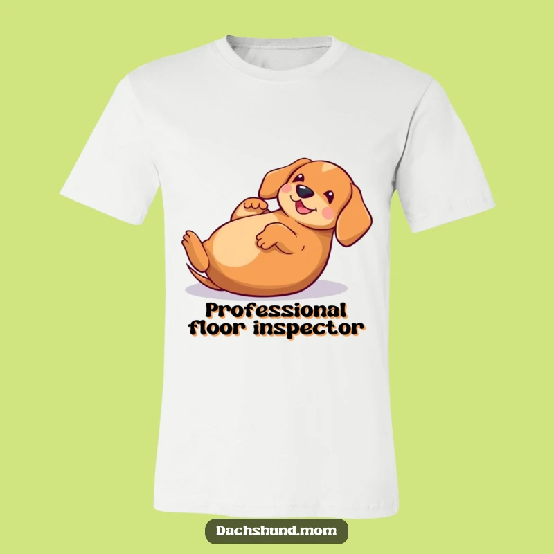 Funny Kawaii Dachshund Rolling T-Shirt: Hilarious Dog Tee for Ultimate Comfort