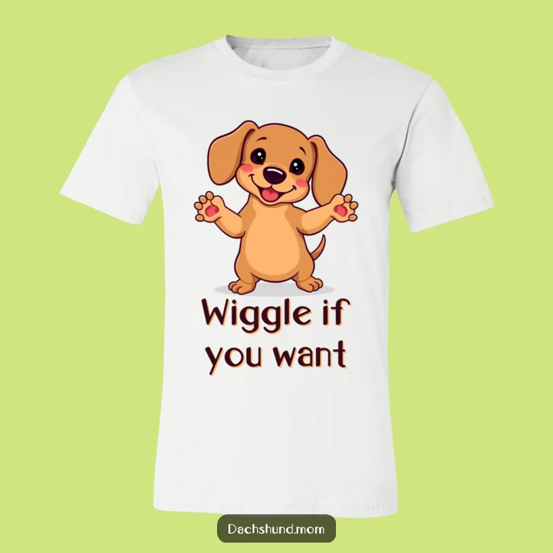 Funny Kawaii Dachshund Dance Off T-Shirt - Hilarious Dog Tee Gift