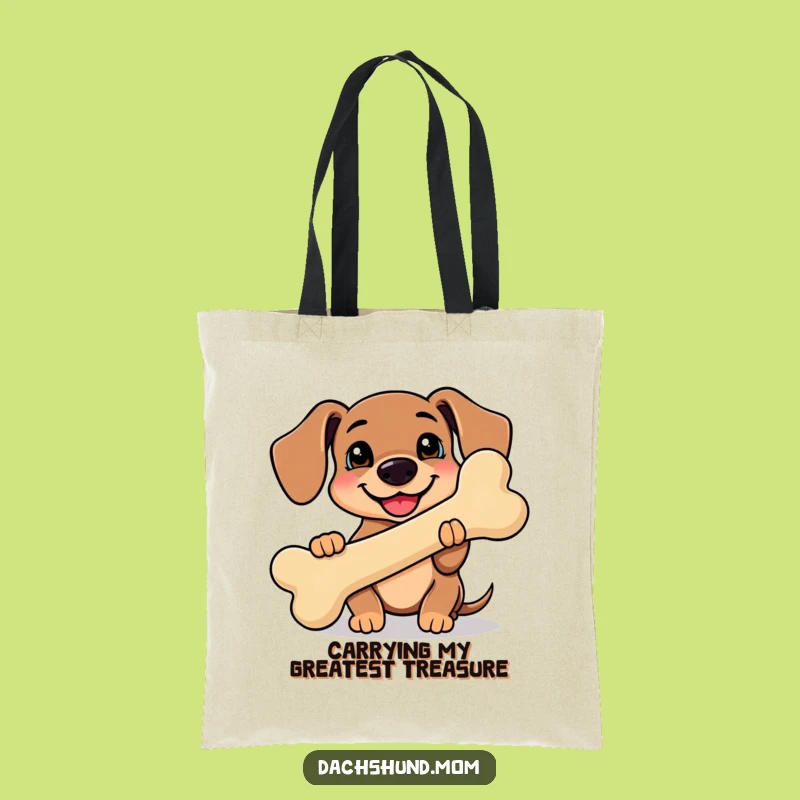 Funny Kawaii Dachshund Tote Bag: Carry Your Joy with This Gift