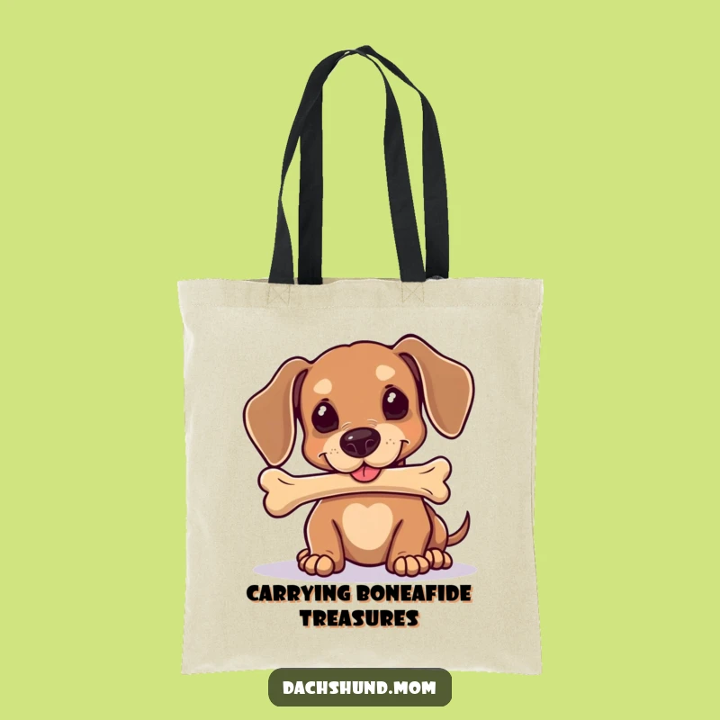 Funny Kawaii Dachshund Tote Bag: Balance Master Companion, Perfect Practical Funny Gift!